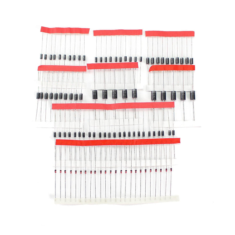 Assorted Diode Kit 8 Values DIY Electronic Components Diode Assortment Standard Recovery Power Rectifier