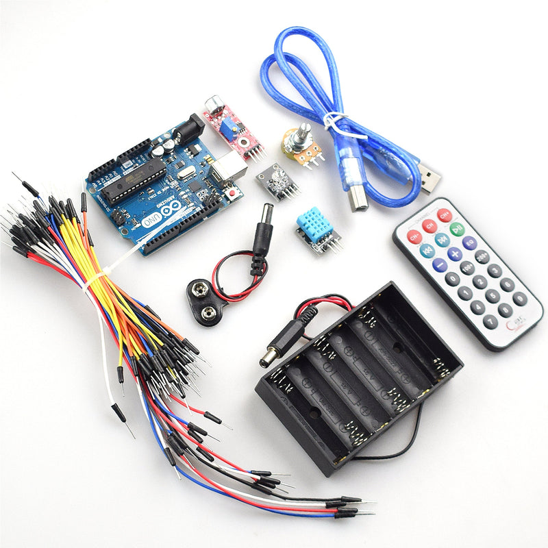 UNO Secondary Starter Kit Compatible with Arduino UNO R3 24 in 1 Projects (BEGINNER'S KIT)