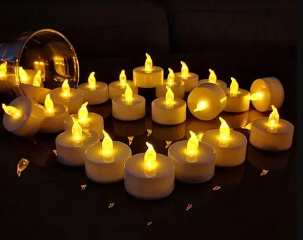 Tea Light Mini Led Plastic Candles