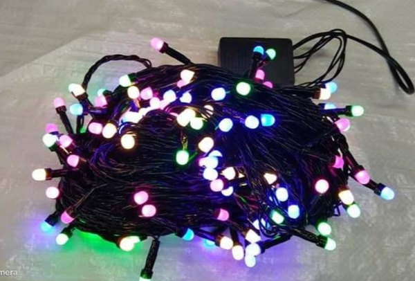 8MM Frosted LED 16 Lamp Multi color 10Meter