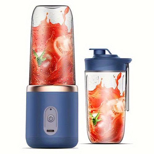 6 Blade Juicer Blender I Electric Juicer Machine I Portable Blender For Smoothie And Juices I USB Juicer With Extra Shaker Bottle-400ml