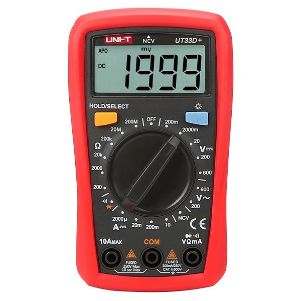 UNI-T UT33D+ Palm Size Multimeter