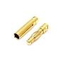 HXT 4mm Gold Connector without Protector-1Pair