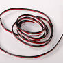 Flat 22AWG Servo Wire 1mtr (R/B/W)