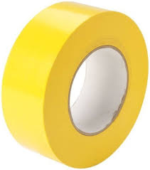 48mm PVC tape fine quality Yellow color-25 Meter