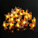 Honey Bee String Lights, 16 LEDs String Lights, Indoor/Outdoor Garden