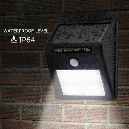 Solar Light 20 LED Bright Outdoor Security Lights with Motion Sensor Wireless Waterproof Night Lighting