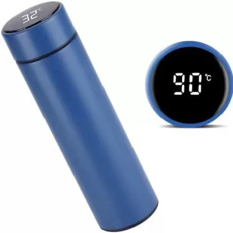 LED Temperature Display Water Bottle Touch Screen Double Vacuum flask