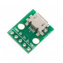 MCU-Micro USB Breadboard 5V Power Supply Module (green pcb)