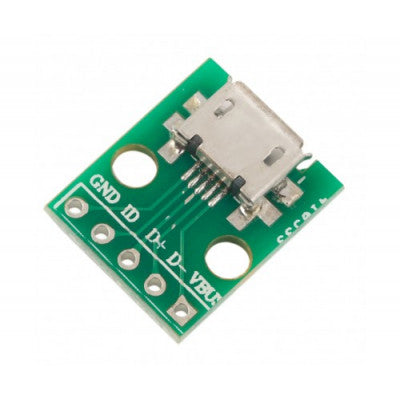 MCU-Micro USB Breadboard 5V Power Supply Module (green pcb)