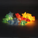 Crack Star Shape 16 Led Pastel String Lights-3METER