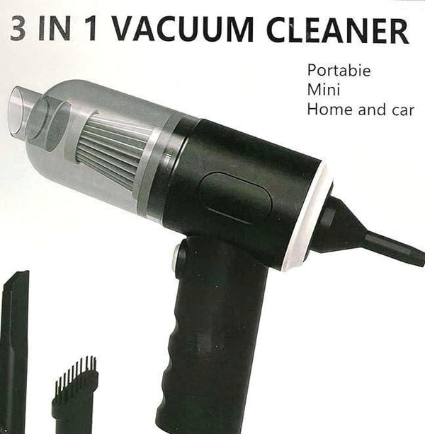 3 in 1 Handheld Vacuum Car Cleaner Wireless Rechargeable Vacuum Cleaner