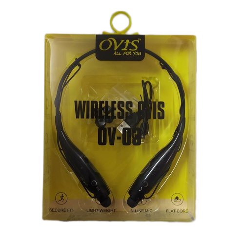 Bluetooth Black Ovis OV-03 Wireless Headset, Bluetooth Version: 4.0