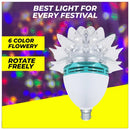 360 Degree LED Crystal Rotating Bulb Magic Disco LED Light