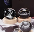 3D Crystal Ball Night Light