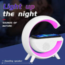 G-Shape Multi Light Table Lamp with Multiple Features Like Bluetooth Speaker, FM Radio