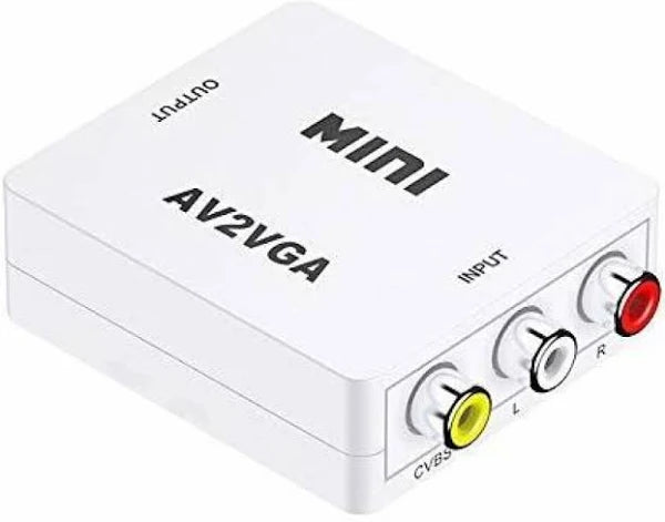 MINI AV to VGA converter video converter AV2VGA line 1080 converter