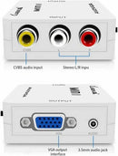 MINI AV to VGA converter video converter AV2VGA line 1080 converter