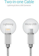 Micro USB cable  Konnect-2 2in1 Multi Function Cable Lighting-1 Meter