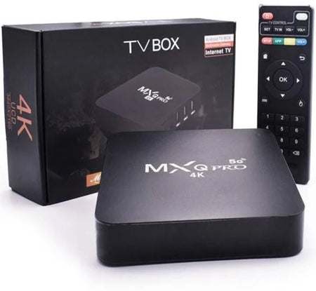 MXQPro 5G 4K Ultra HD 4GB /32GB Android 10 Smart TV Box OTT Streaming Player