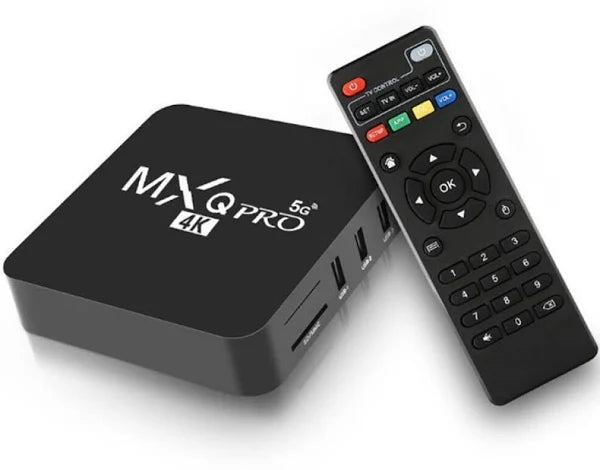 MXQPro 5G 4K Ultra HD 4GB /32GB Android 10 Smart TV Box OTT Streaming Player