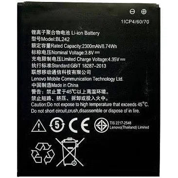 LENOVO LEN BL242/A6000 / BL259 2200mAH Lithium Ion battery