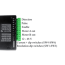 YS-DIV268N-5A Hybrid Stepper Motor Driver 5A | Single Axis TB6600 0.2-5A Two Phase Hybrid Stepper Motor Driver Controller