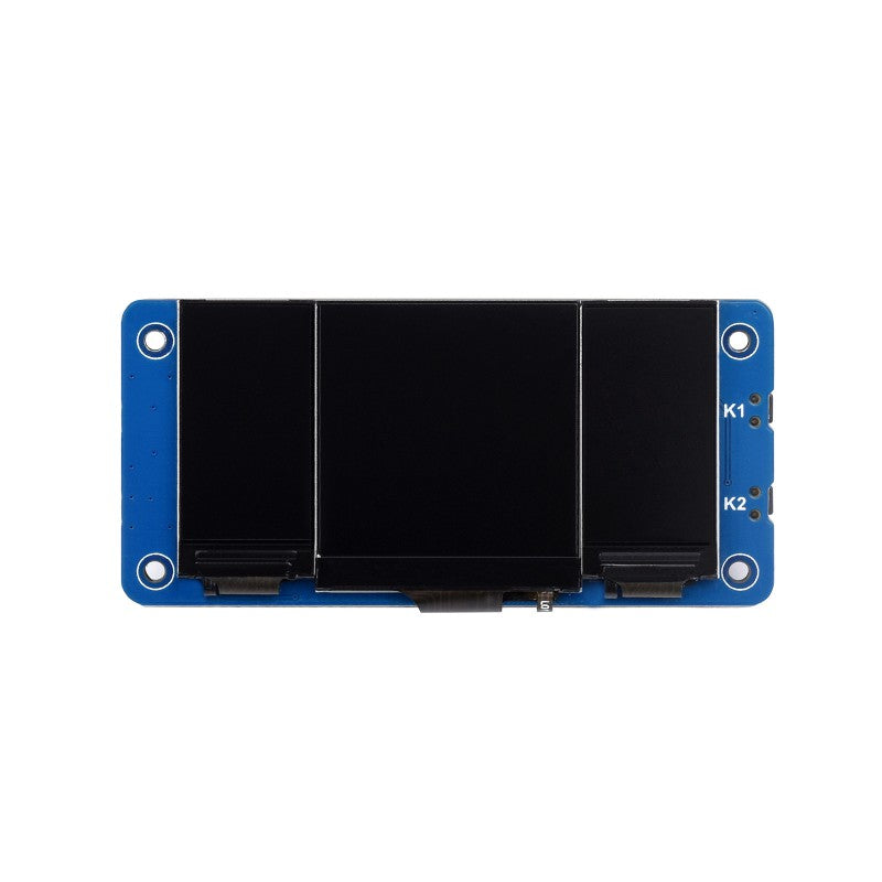 Triple LCD HAT For Raspberry Pi, Onboard 1.3inch IPS LCD Main Screen and Dual 0.96inch IPS LCD Secondary Screens