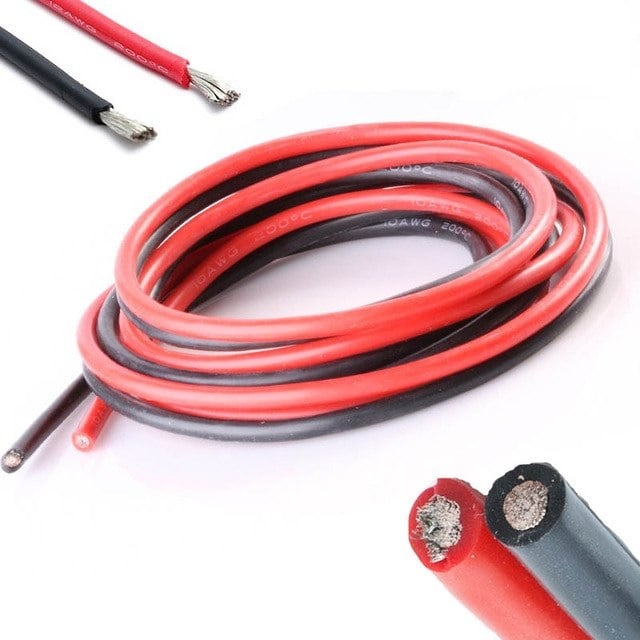 High Quality Ultra Flexible 16AWG Silicone Wire 1m (Black) + 1m (Red)