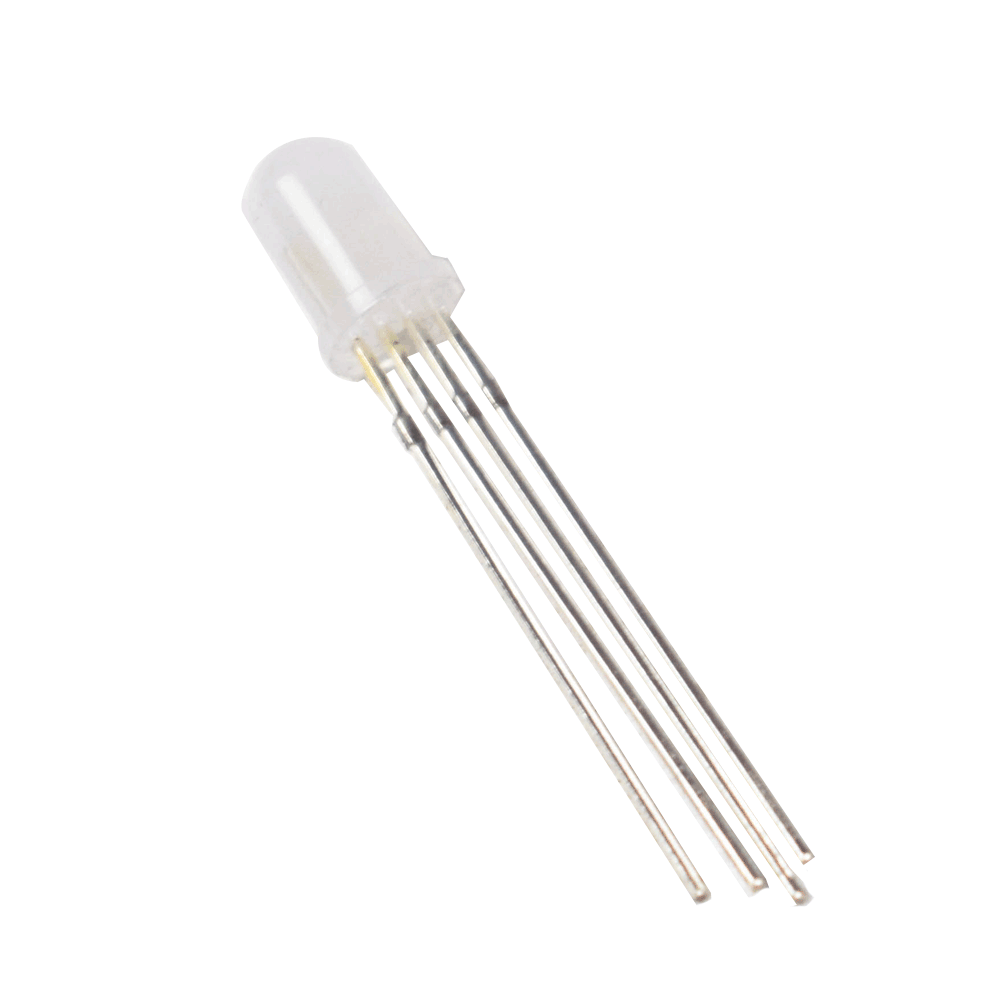 Buy 5mm RGB Common Anode 4 Pin Milky lens LED (Pack of 1000) at HNHcart.com