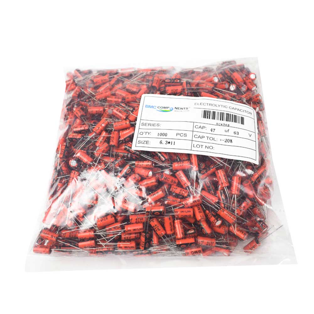 Buy 47µF 63V Electrolytic Capacitor (Pack of 1000) at HNHcart.com