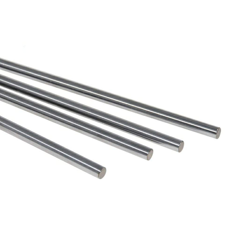 Techno-Tirupati 4 pcs; 8mm OD; 500mm long Smooth Rods for DIY CNC, Robotics Projects