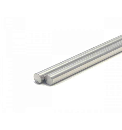 Techno-Tirupati 4 pcs; 8mm OD; 500mm long Smooth Rods for DIY CNC, Robotics Projects