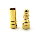 4mm Gold Connectors Male/Female Pair-1 Pairs