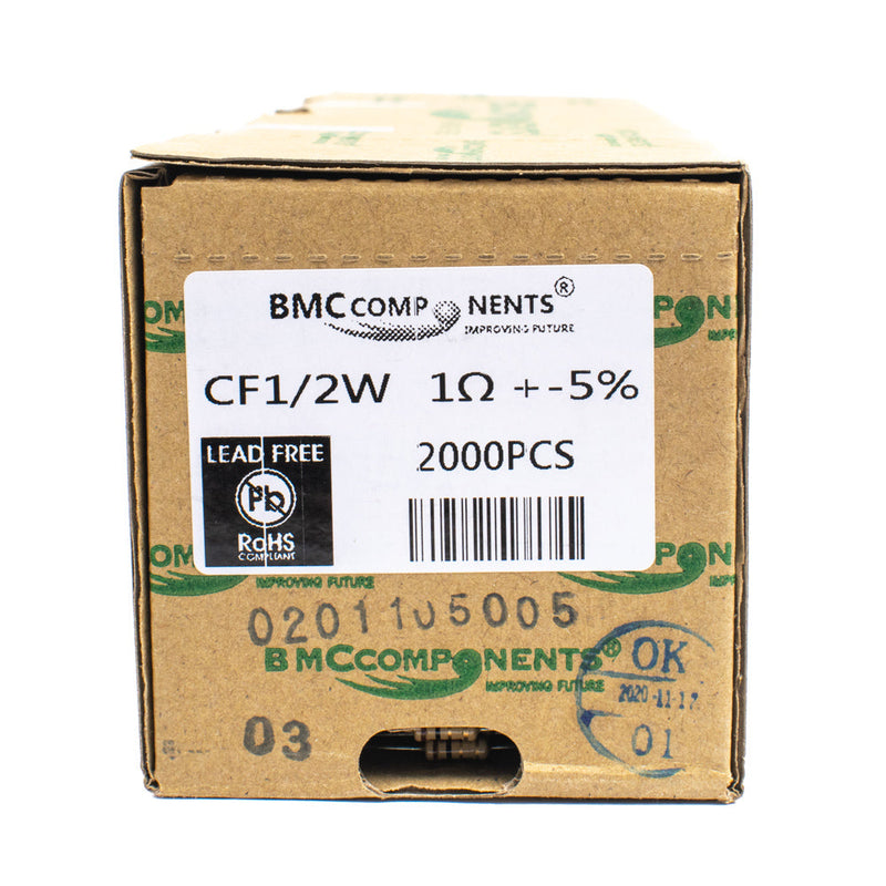 2.2M ohm 5% 1/2 Watt Resistor (Box of 2000) - CFR