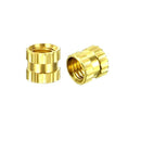 M3 X 6 mm Brass Heat Set Threaded Round Insert Nut