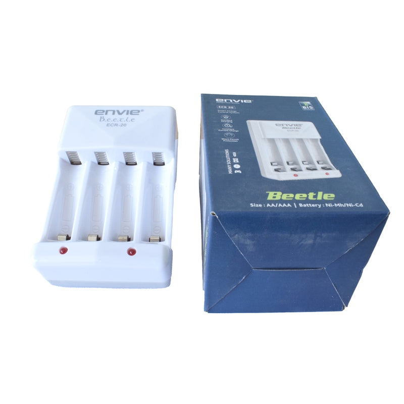 Envie ECR20 Ni-MH/Ni-Cd Battery Charger For AA/AAA Battery