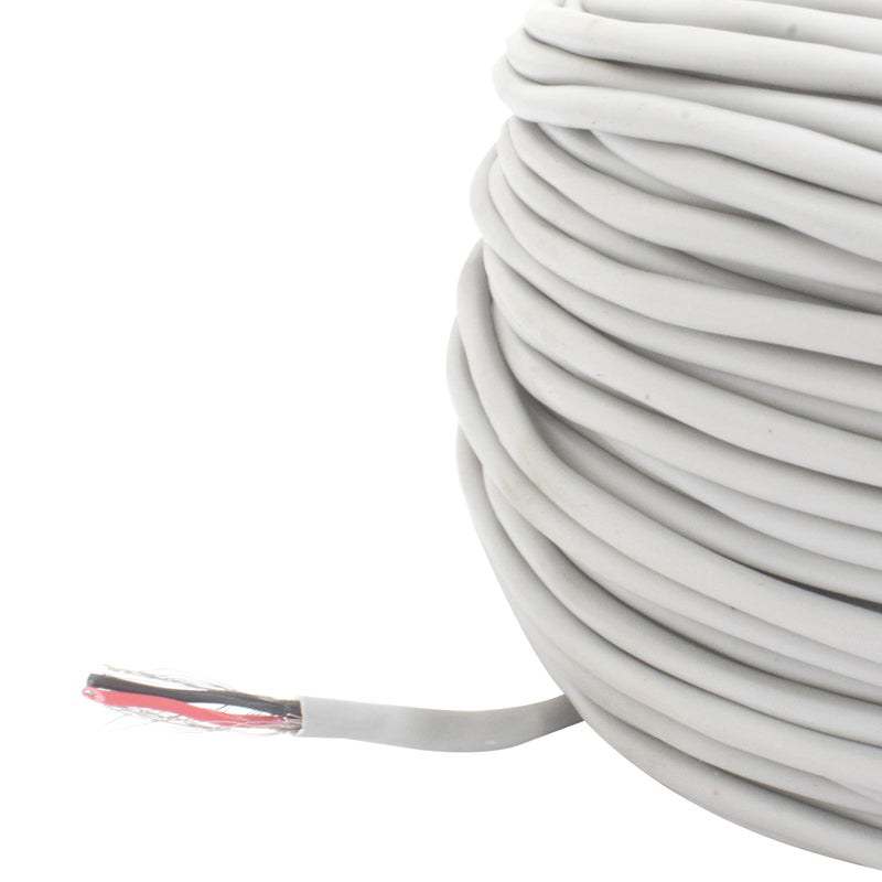 2 Core 7/.153mm(608) Grey Shielded Cable (10 Meter)