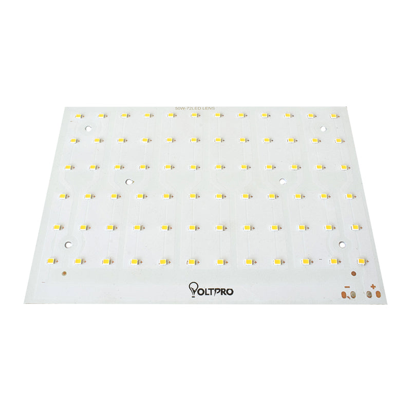 50W Warm White 170mmx120mm Metal Core LED PCB