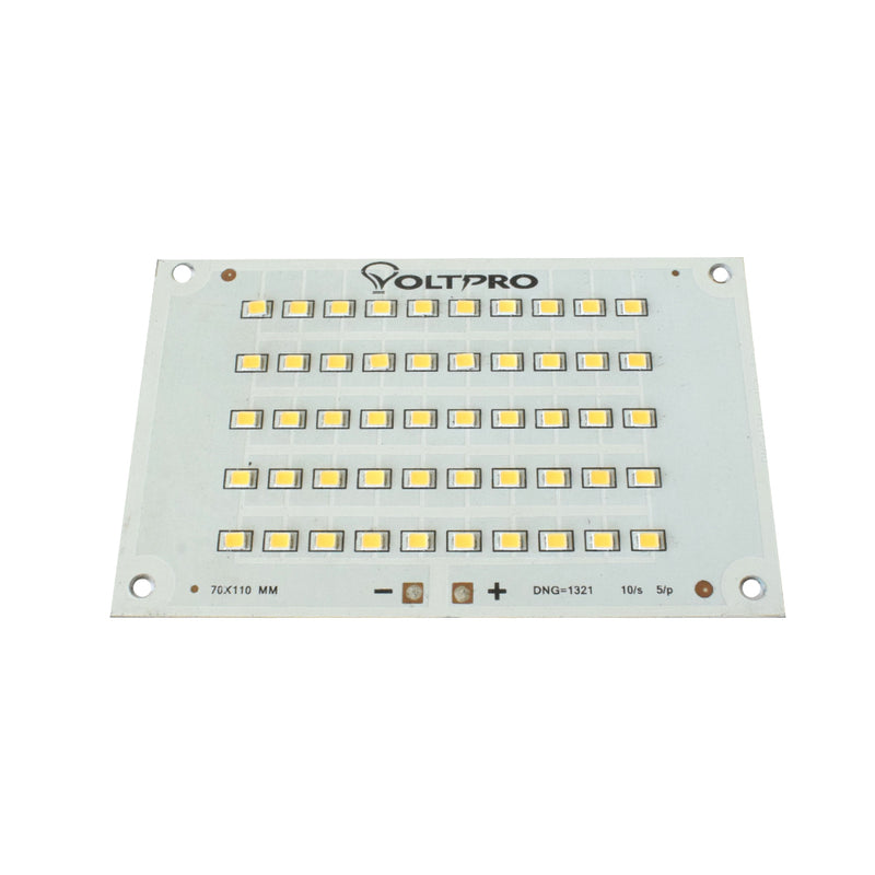 50W White 110mmx70mm Metal Core LED PCB