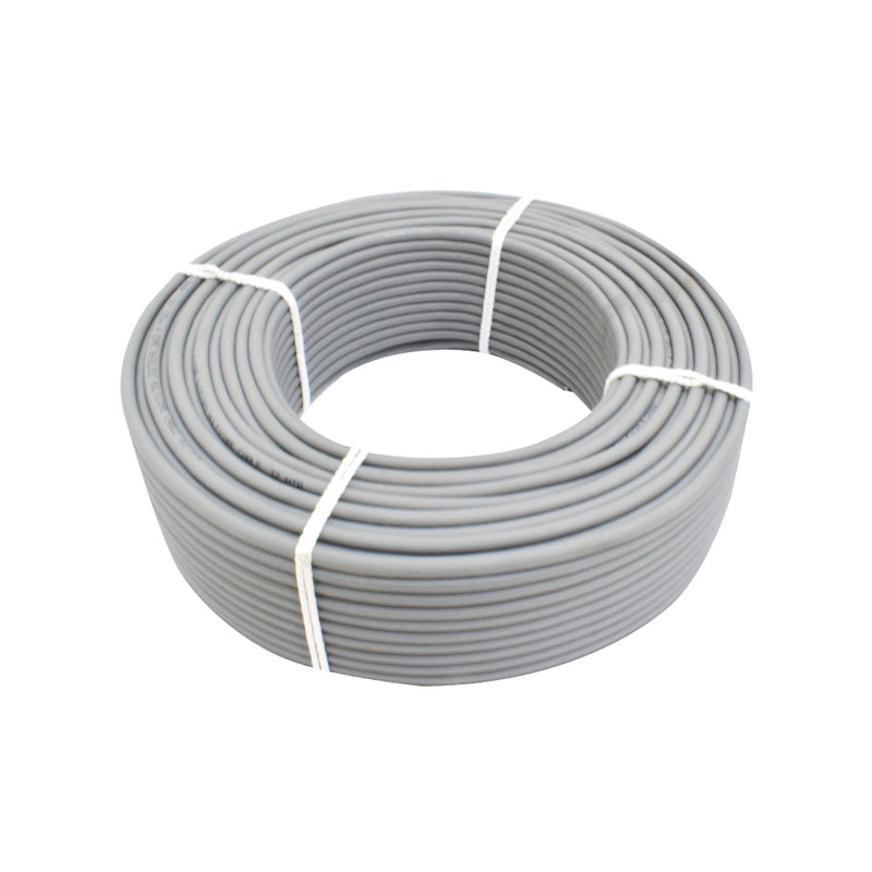 4 Core 14/.132mm Grey Shielded Cable (90 Meter)