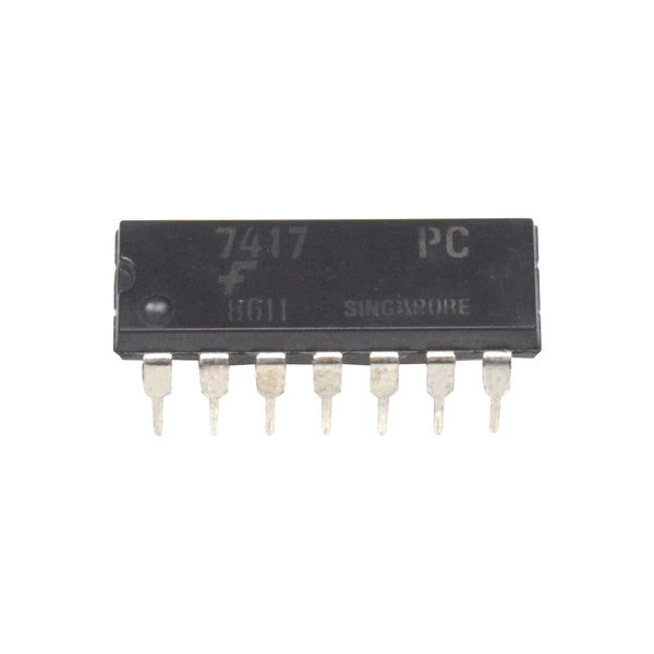 7417 HEX BUFFER/DRIVER IC in DIP-14 Package