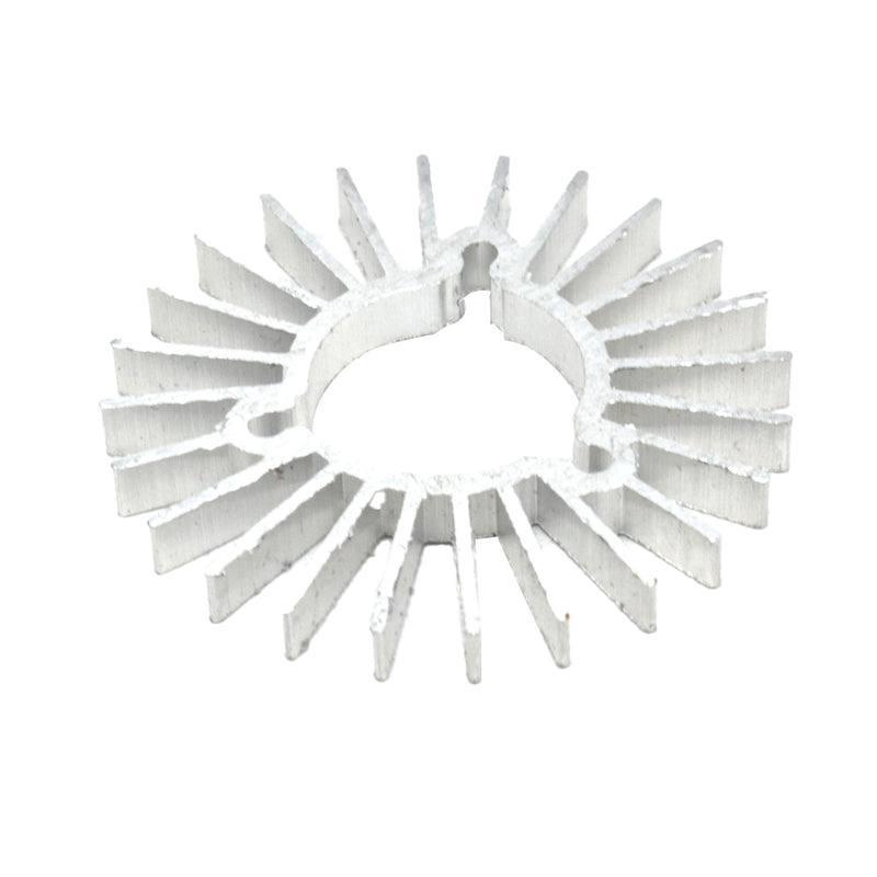 DE-10 Circular Extruded Aluminium Heat Sink 45mm x 20mm for LED Lighting