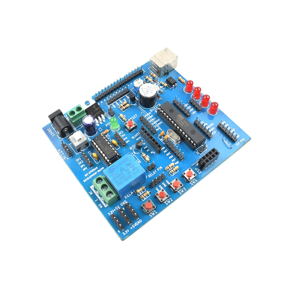 Buy ATMega8A IoT Learning Development Board Kit With Relay (Bootloader ...