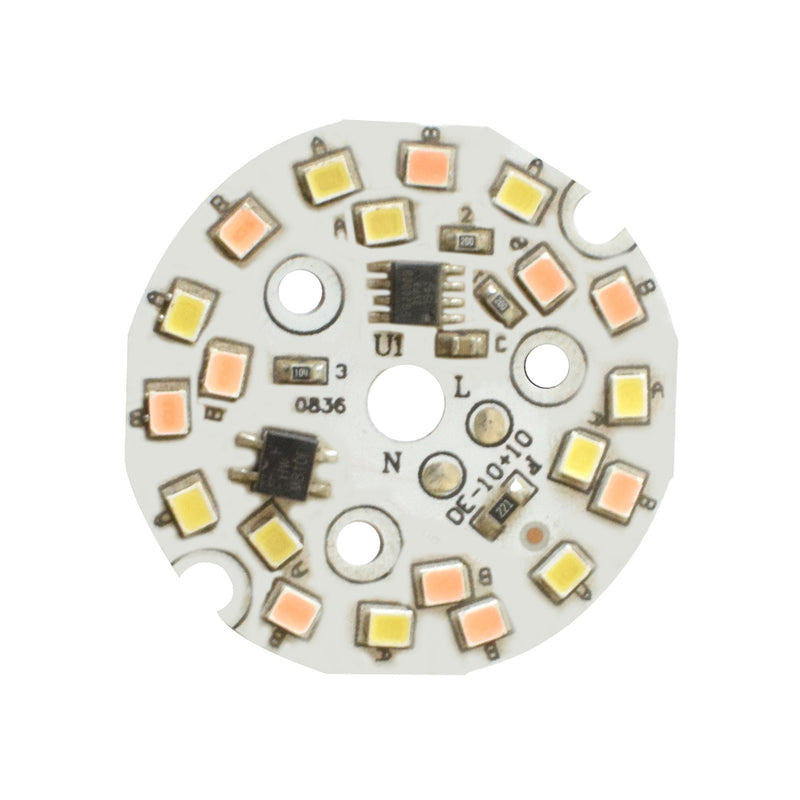 9W 220V Pink-White 44mm Round DOB LED