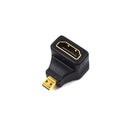 HDMI Cable With Micro Male HDMI To Female HDMI Connector (L Shape)