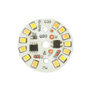 7W 220VAC Warm White 35mm Round DOB LED