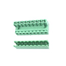 9 Pin Male and Female Pluggable Terminal Connector Right Angle Pitch 5.08mm