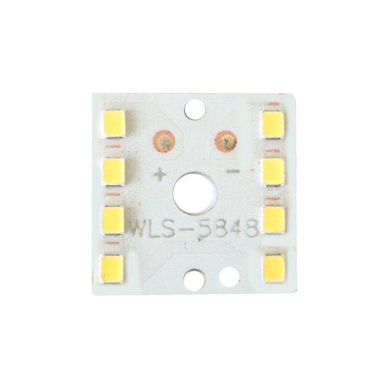 7W White 24mm x 25mm Metal Core LED PCB