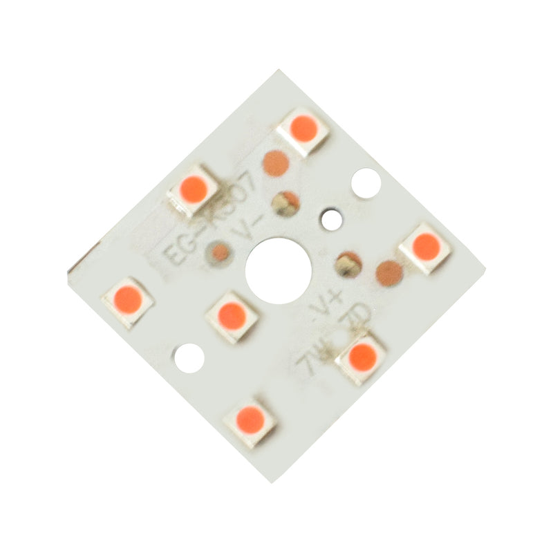 7W Red 24mmx25mm Metal Core LED PCB